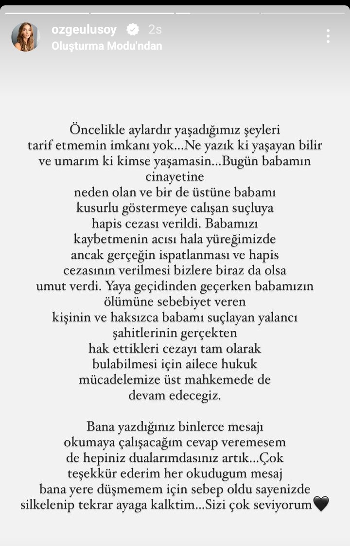 Özge Ulusoy'un babası emekli Albay Haydar Ulusoy'un ölümüne neden olduğu suçlamasıyla tutuklanan kişi hakkında karar çıktı