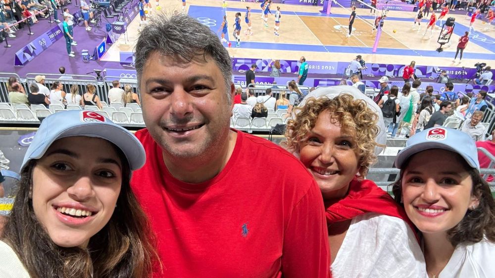 İş insanı Tayfun Anlar ve ailesi olimpiyatlarda