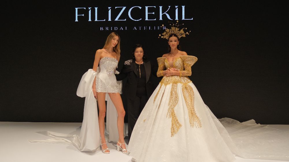 Filiz Çekil, İzmir IF Wedding Fashion’daki açılış defilesiyle büyüledi