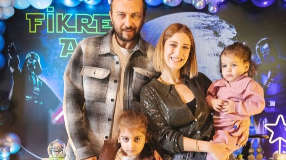 Hazal Kaya ile Ali Atay oğulları Fikret Ali'nin 5 yaşını kutladı